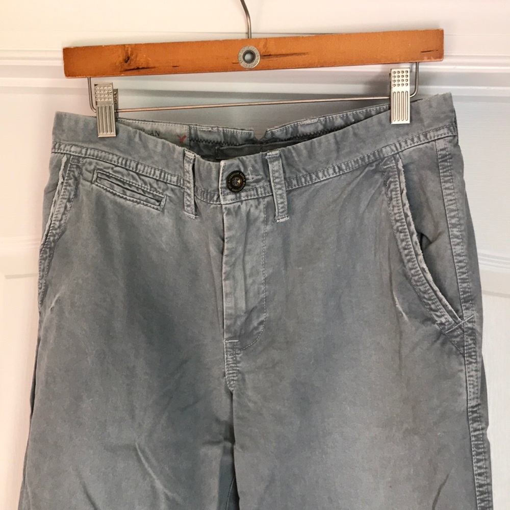 AEO 🦅 steel blue gray blue chinos